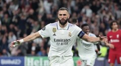 Karim Benzema sentenció la llave de octavos de final para despachar al Liverpool.