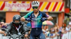 El ciclista boyacense Miguel Ángel López, hace una buena temporada en Colombia.