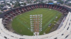 La tribuna oriental del estadio General Santander construida en entre 1989 y 1991 no se le ha hecho un mantenimiento desde entonces.