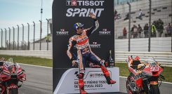 El piloto español Marc Márquez fue el mejor en las pruebas de clasificación de GP de Portugal.