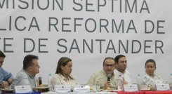 En Villa del Rosario se llevó a cabo una audiencia pública sobre la reforma a la salud./Foto Juan Pablo Cohen-La Opinión