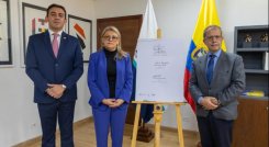 La Registraduría, el CNE y la ESAP firmaron un convenio para la capacitación./ Foto cortesía