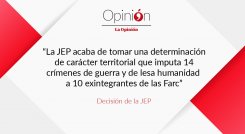 Decisión de la JEP