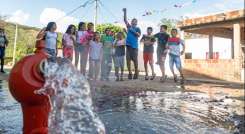 El agua potable llega al corregimiento San Pedro