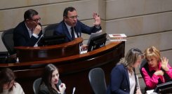 La reforma política de Gustavo Petro terminó hundida en el Congreso./Foto archivo Colprensa