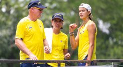 Ricardo Sánchez, Fabiola Zuluaga y Emiliana Arango. 