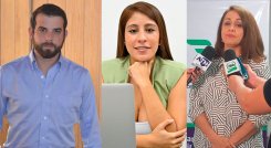 Francisco Unda, gerente de la ANDI; Ketty Laguado, directora de Corpomoda y Gladys Navarro, directora ejecutiva de Fenalco.