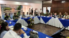 El registrador nacional, Alexander Vega, lideró en Cúcuta la Comisión de Seguimiento Electoral de Norte de Santander./Foto cortesía