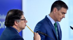 Gustavo Petro y Pedro Sanchez