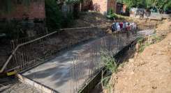 Obras de contención por invierno.