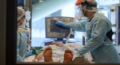 Paciente crítico. / Foto: AFP