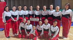 La selección de gimnasia aeróbica de Norte hizo una buena presentación en el Nacional de Zipaquirá.