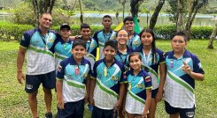  Los nadadores del club Vida en el Agua tuvieron una sobresaliente presentación.