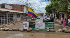 Calles cerradas en Chapinero