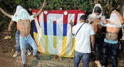 Robo de banderas del América de Cali 