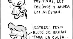 Dolido y mortificado