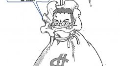 El hombre de las bolsas