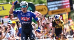 Jasper Philipsen (Alpecin) fue el más rápido al término de la tercera etapa del Tour de Francia.