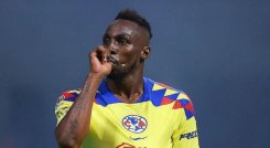 Julián Quiñones se estrenó marcando gol con las  Águilas del América.