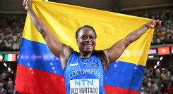 Flor Ruiz, lanzamiento de jabalina 