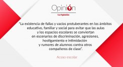Editorial domingo 6 de agosto