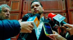 Presidente de la Cámara, Andrés Calle. 