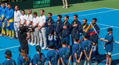 Equipo Colombia Colsanitas. Foto: Nikolay Kattsyn / ITF-FCT 