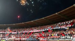 Hinchada del Cúcuta Deportivo 2023. 
