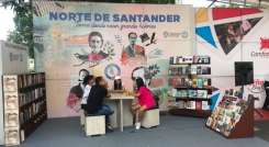 El stand estará hasta el sábado en el evento