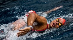 David Carrillo, es una de las cartas de Norte de Santander en el Open Swimmers ‘Santa Marta Sea Challenge’ de aguas abiertas.