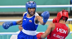 La boxeadora Angie Valdés buscará hoy la medalla de bronce.