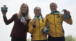 La bicicrocista colombiana Mariana Pajón se alzó con la medalla de oro en los Panamericanos de Chile 2023.