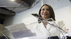 Candidata de la oposición en Venezuela