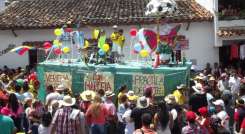 Desfile de carrozas de Chinácota/Foto archivo