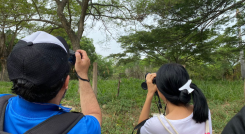 Amantes de la naturaleza se reunieron para observar y documentar aves del departamento