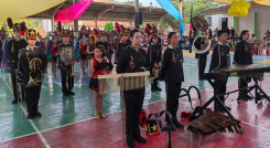 La banda show de Colgesan fue campeón de campeones en el Socorro.