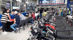 La venta de motos nuevas solo creció solo 4% en octubre. Foto Archivo