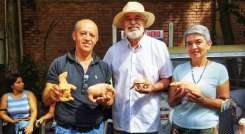 Niños, jóvenes y adultos mayores de la vereda Agualinda expusieron sus esculturas.