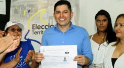 Camilo Suárez fue el ganador de las pasadas elecciones en Villa del Rosario./Foto archivo