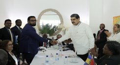 Presidentes de Venezuela y Guyana
