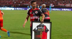 Stalin Motta, volante del Cúcuta Deportivo. 