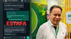 Están usando el nombre de William Villamizar para estafar por WhatsApp