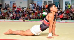 Ángel Barajas, gimnasta cucuteño