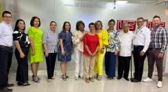 Carlos Arturo Contreras, Marlene Duarte, Jannette Graciela Ardila, Carmen Elisa Araque, Fabiola García Herreros, Carmen Quero, Yolanda Gallardo de Parada, Débora Guerra Moreno, Sandra Ortega, Tomas Wilches Bonilla, Luis Jesús Carvajal Hernández y Diego José Barrera./ Foto: Cortesía / La Opinión 