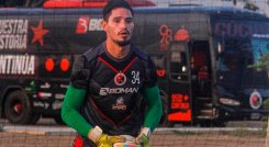 David Agudelo, arquero del Cúcuta Deportivo. 