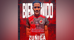 Luis Zuñiga fue fichado por el Cúcuta Deportivo