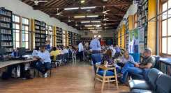 Los maestros dejaron establecido un cronograma de actividades./Foto: Valentina Robles Angarita / La Opinión