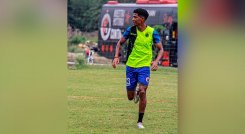 Johan Montes tuvo su primer entrenamiento con el Cúcuta.