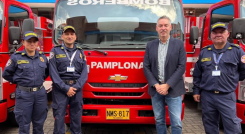 El ministro del Interior anunció la aprobación de $70.000 millones adicionales para el presupuesto de los bomberos. / Foto: Cortesía