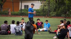 Braynner García, técnico del Cúcuta Deportivo Sub-20. 